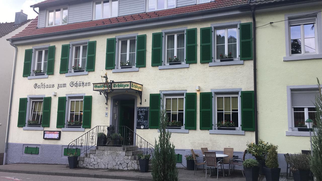 Gasthaus Schuetzen Hornberg Exterior foto